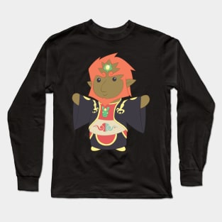 Cuddly Evil King Plush Long Sleeve T-Shirt